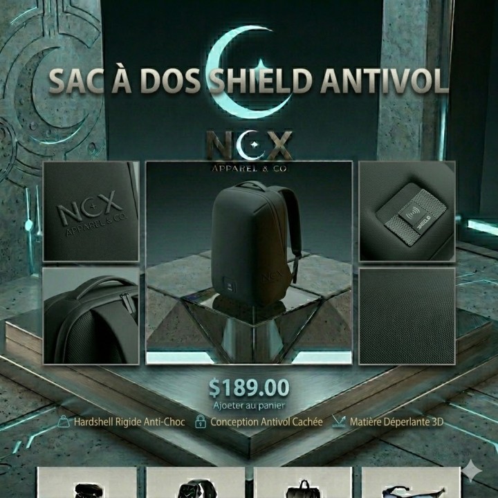 Sac à dos "Shield" Antivol